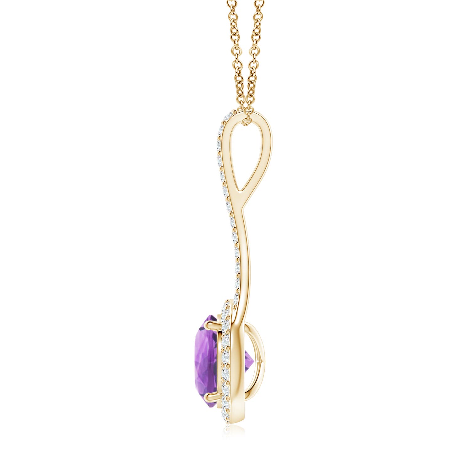 A - Amethyst / 2.08 CT / 14 KT Yellow Gold