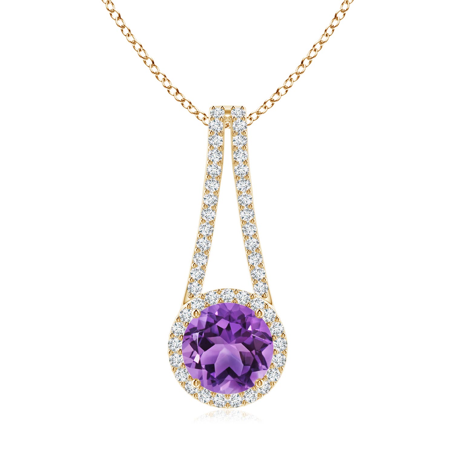 AA - Amethyst / 2.08 CT / 14 KT Yellow Gold