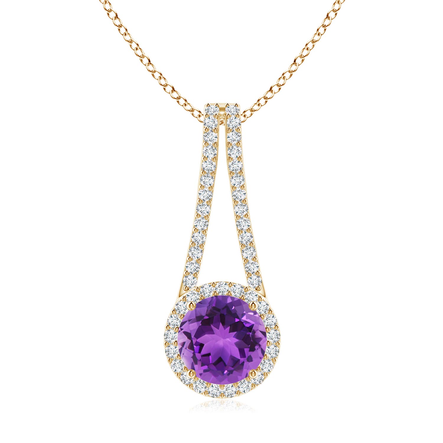 AAA - Amethyst / 2.08 CT / 14 KT Yellow Gold