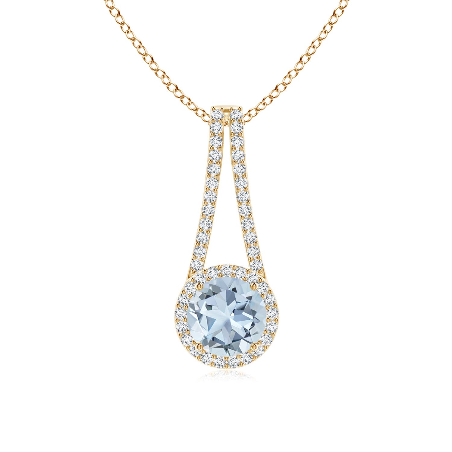 A - Aquamarine / 1.39 CT / 14 KT Yellow Gold