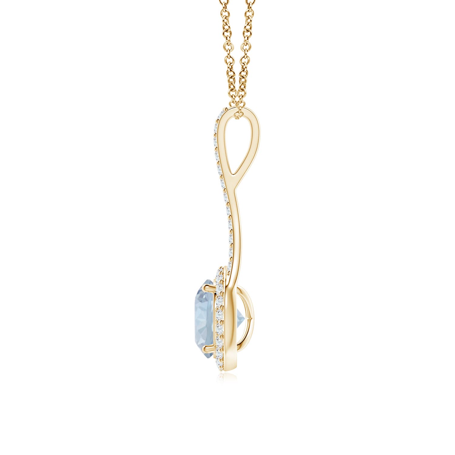 A - Aquamarine / 1.39 CT / 14 KT Yellow Gold