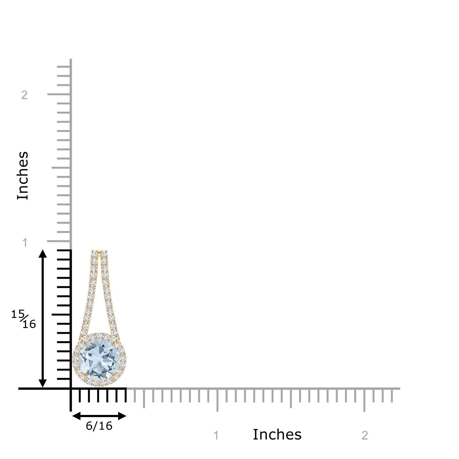 A - Aquamarine / 1.39 CT / 14 KT Yellow Gold