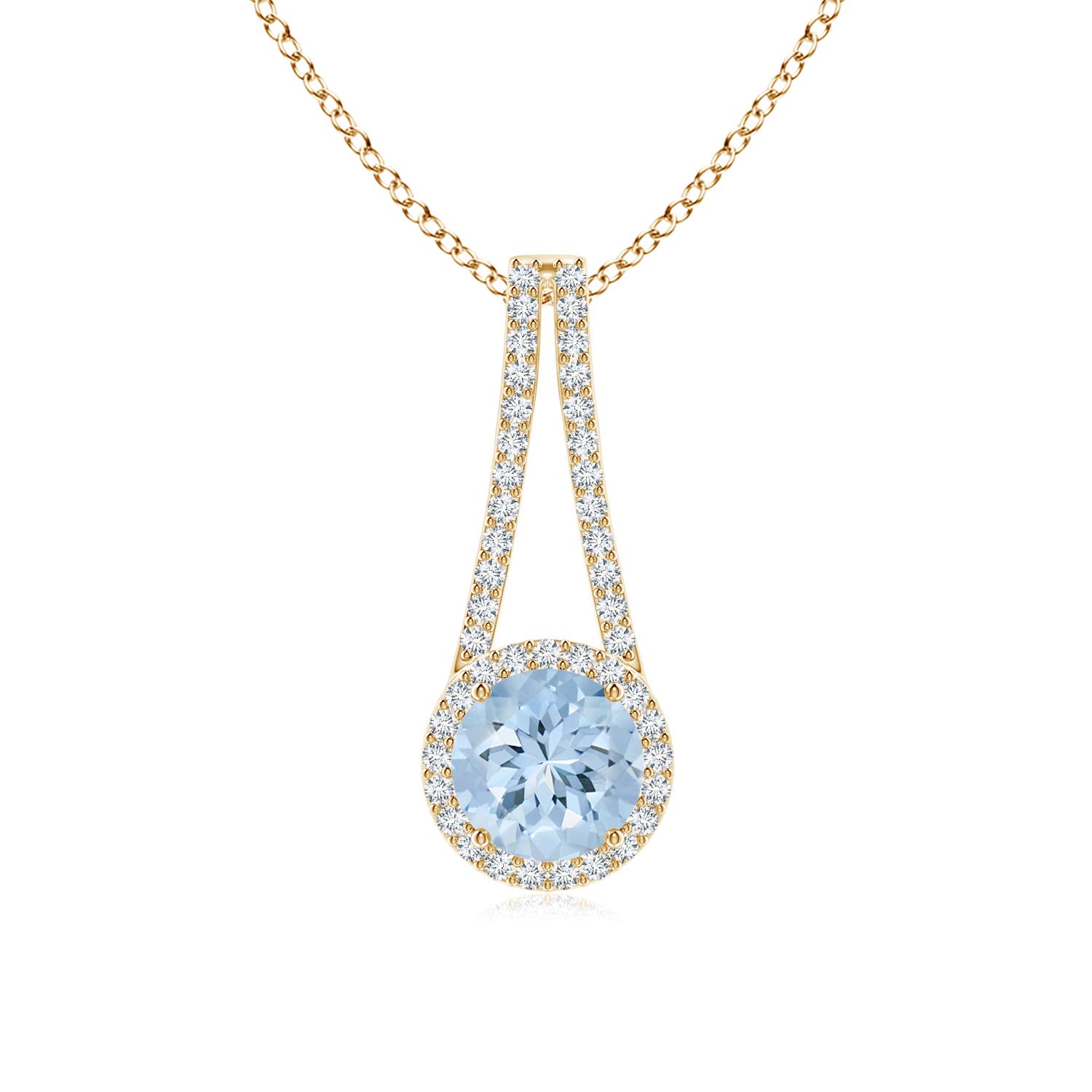 AA - Aquamarine / 1.39 CT / 14 KT Yellow Gold