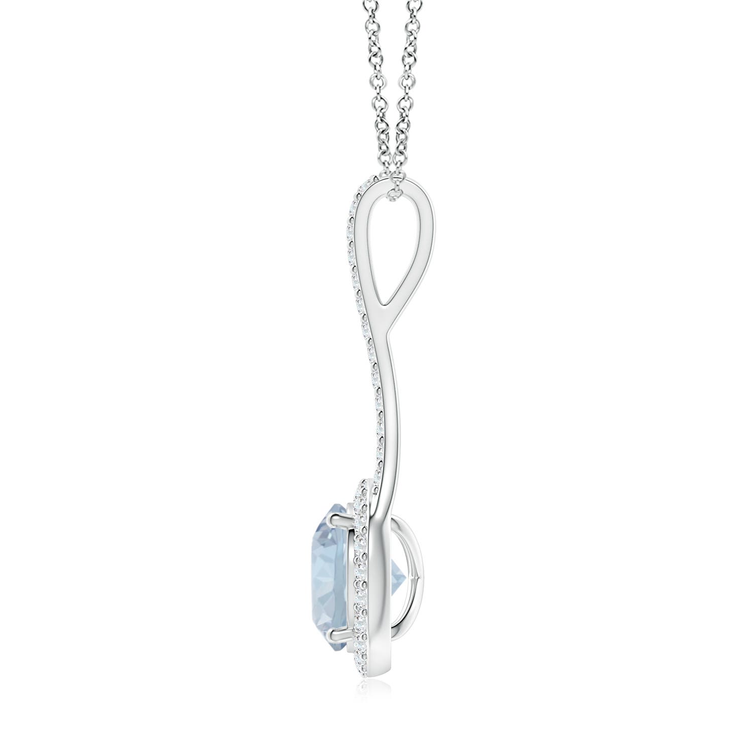 A - Aquamarine / 1.98 CT / 14 KT White Gold