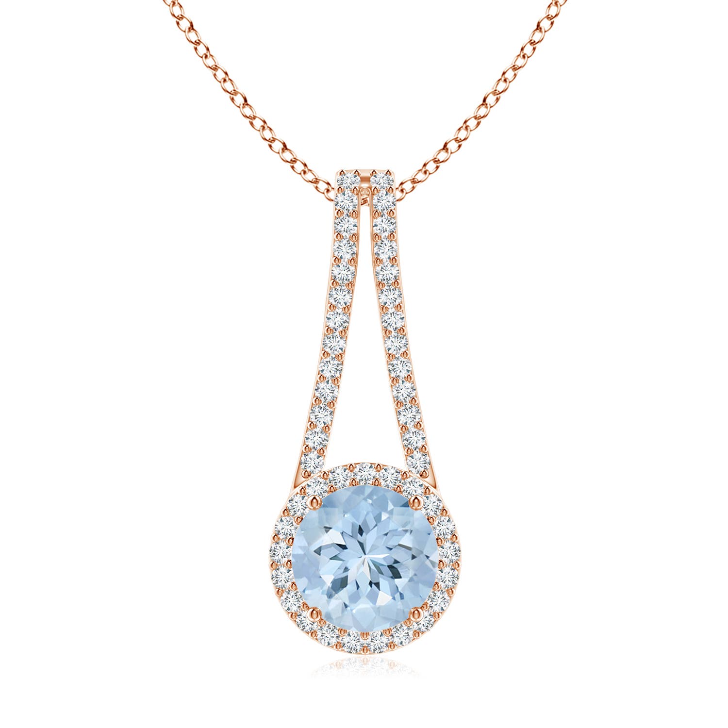 AA - Aquamarine / 1.98 CT / 14 KT Rose Gold