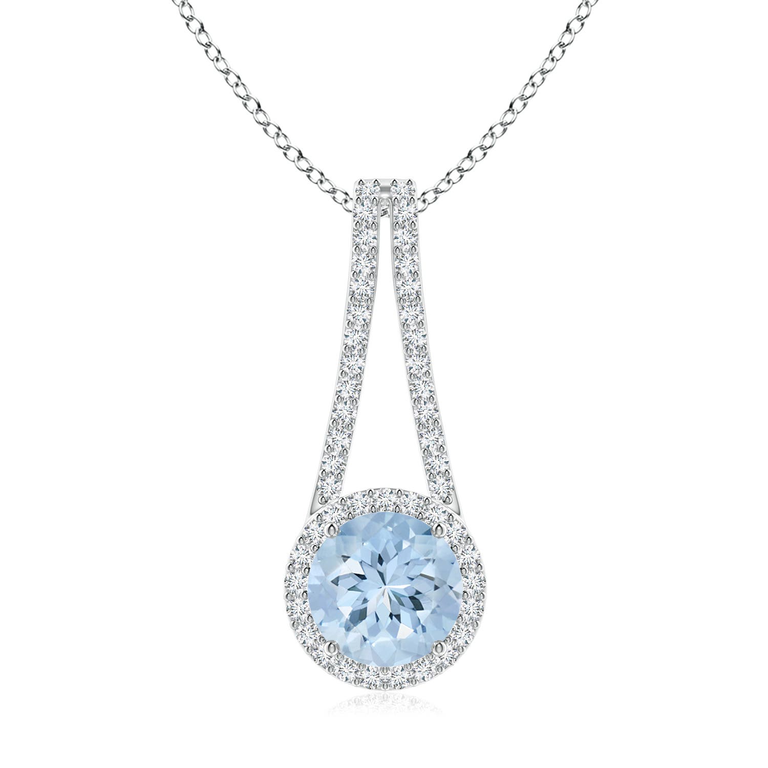 AA - Aquamarine / 1.98 CT / 14 KT White Gold