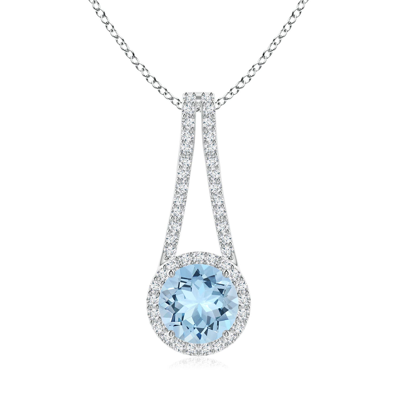 AAA - Aquamarine / 1.98 CT / 14 KT White Gold