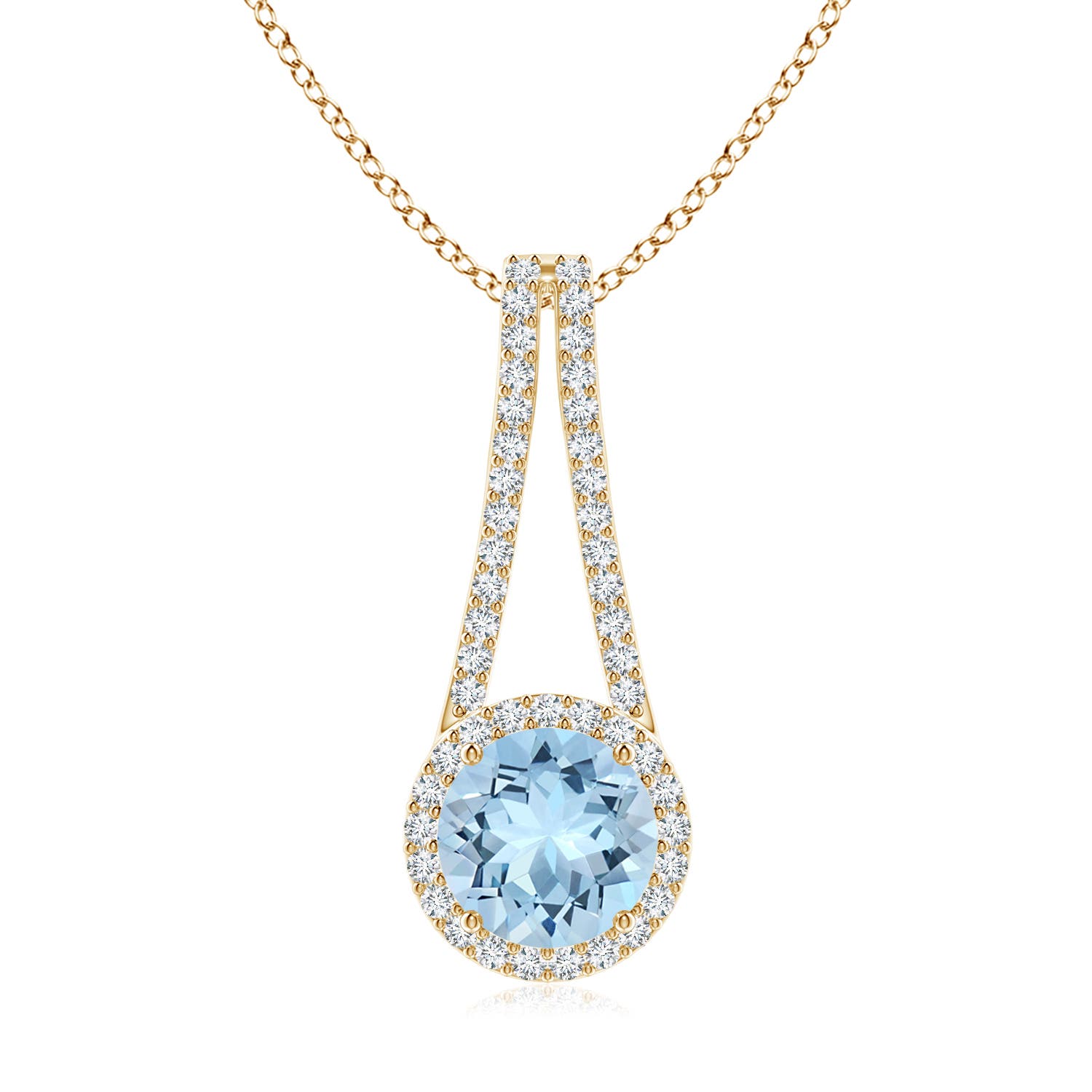 AAA - Aquamarine / 1.98 CT / 14 KT Yellow Gold