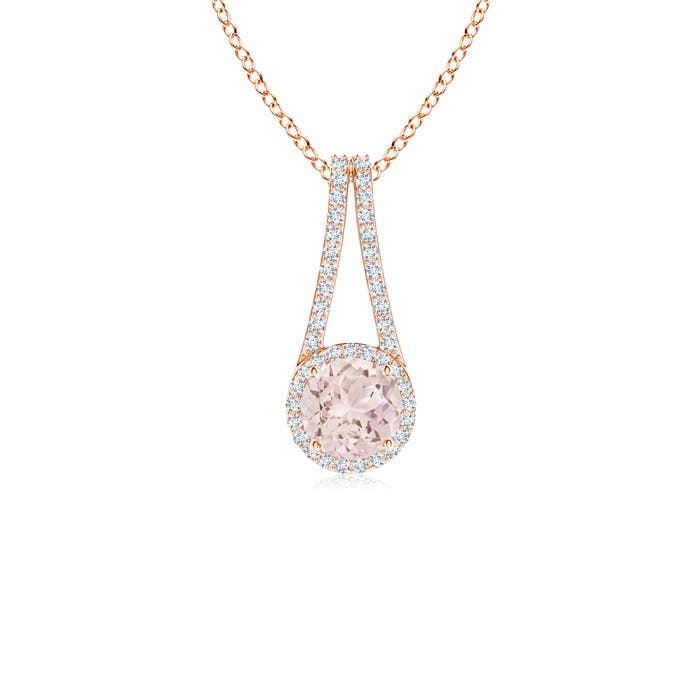 A - Morganite / 0.92 CT / 14 KT Rose Gold