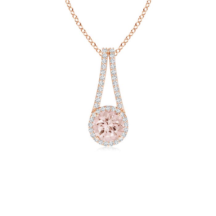 AA - Morganite / 0.92 CT / 14 KT Rose Gold