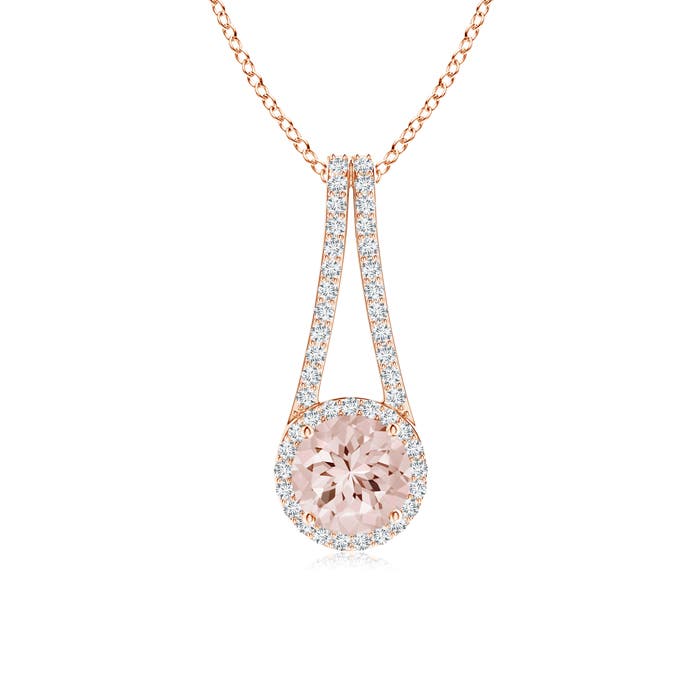 AA - Morganite / 1.37 CT / 14 KT Rose Gold