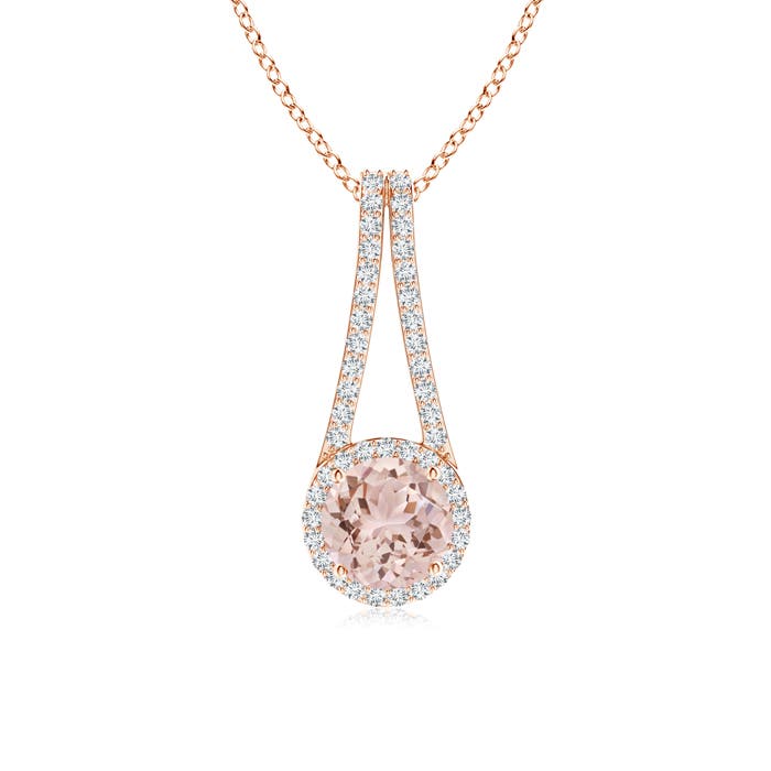 AAA - Morganite / 1.37 CT / 14 KT Rose Gold