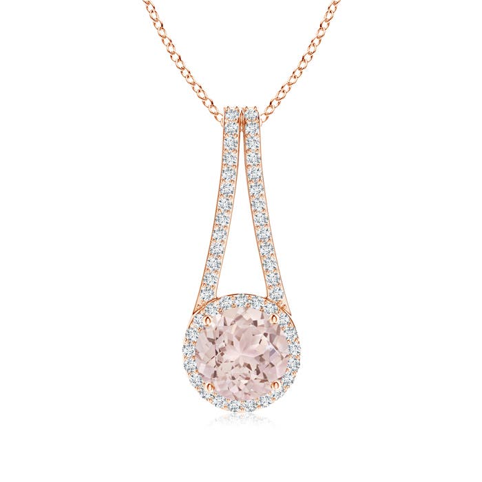 A - Morganite / 2.03 CT / 14 KT Rose Gold