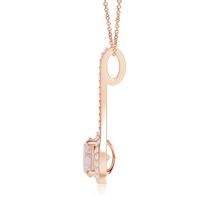 A - Morganite / 2.03 CT / 14 KT Rose Gold