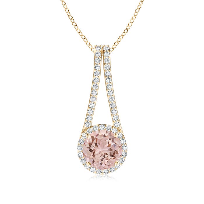 AAA - Morganite / 2.03 CT / 14 KT Yellow Gold