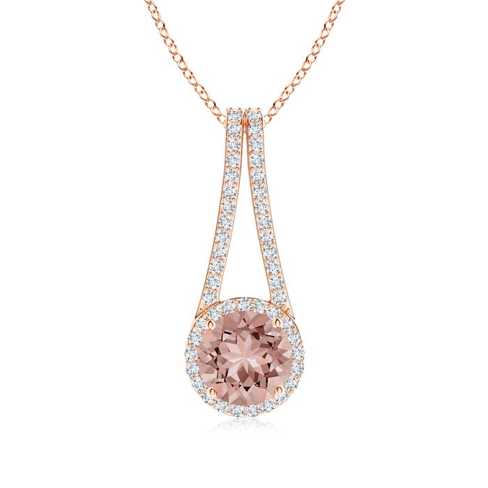 AAAA - Morganite / 2.03 CT / 14 KT Rose Gold