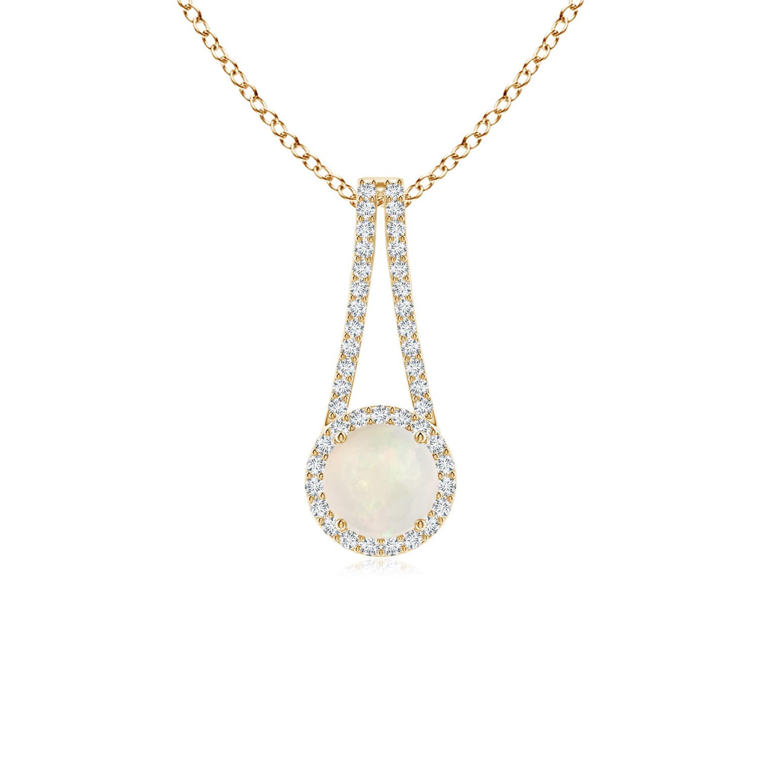 A - Opal / 0.72 CT / 14 KT Yellow Gold