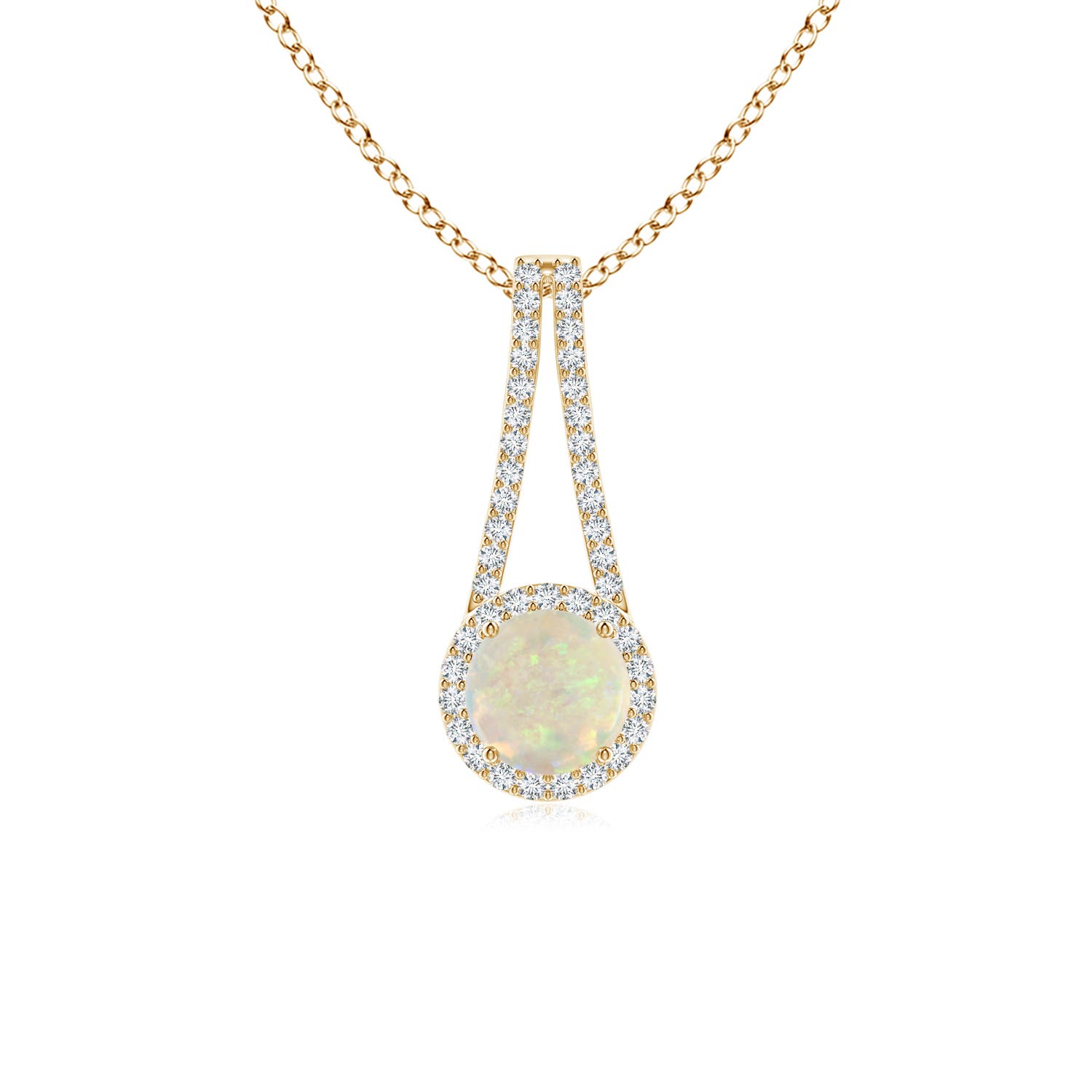 AAA - Opal / 0.72 CT / 14 KT Yellow Gold