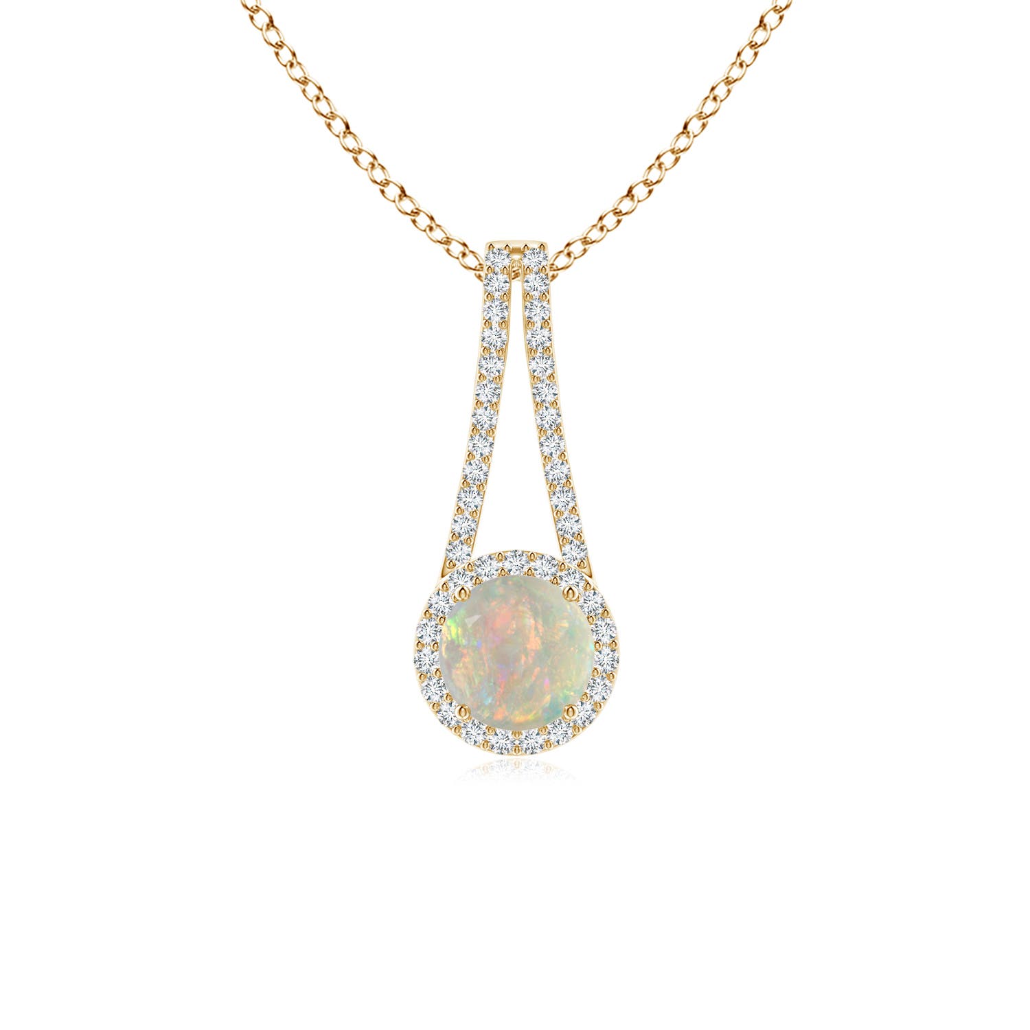 AAAA - Opal / 0.72 CT / 14 KT Yellow Gold