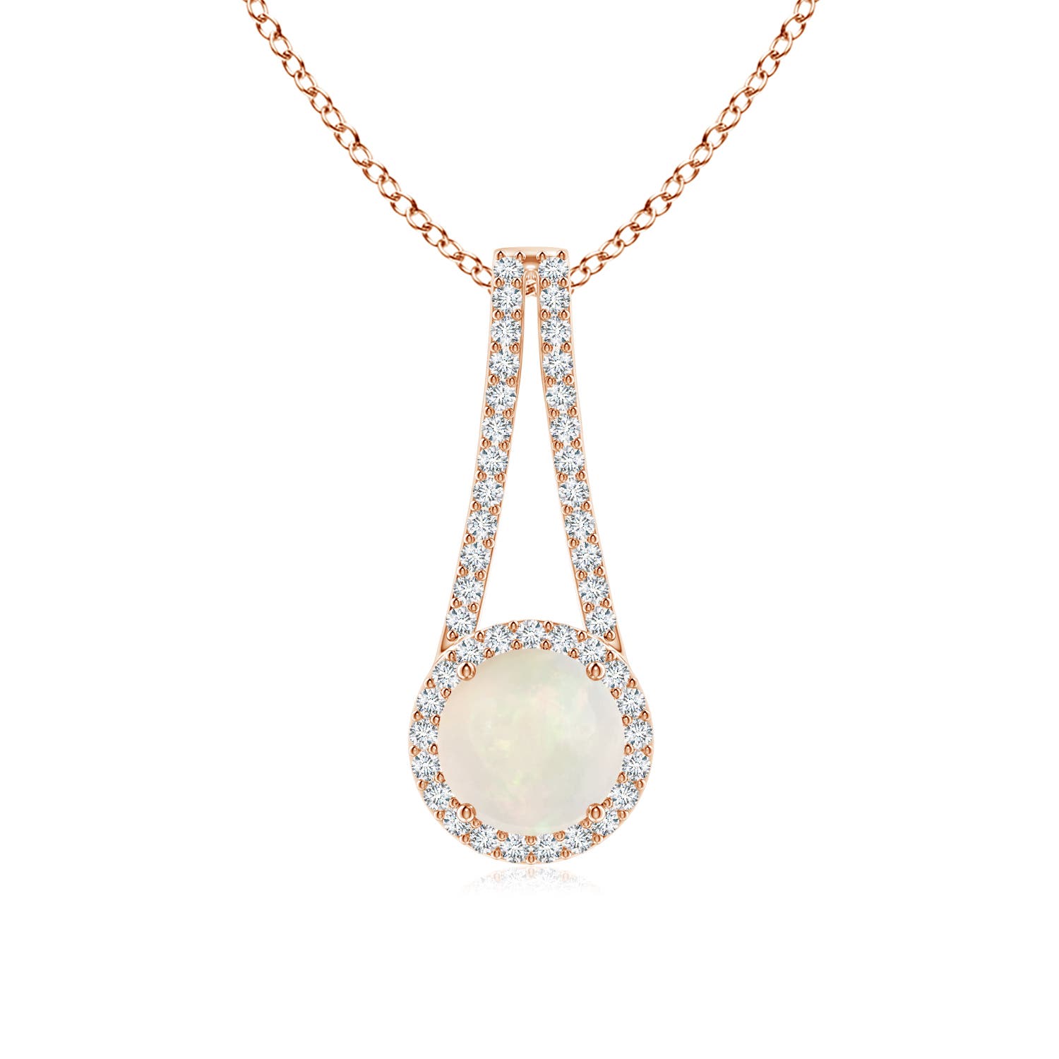 A - Opal / 1.02 CT / 14 KT Rose Gold