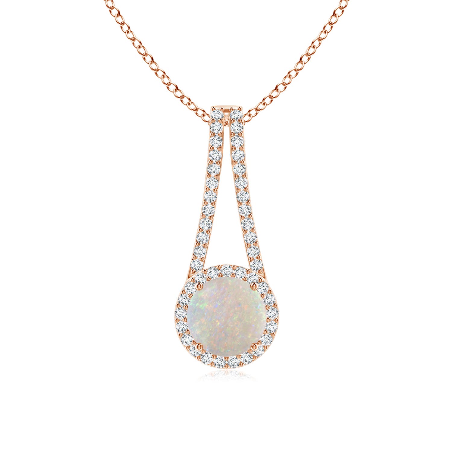 AA - Opal / 1.02 CT / 14 KT Rose Gold