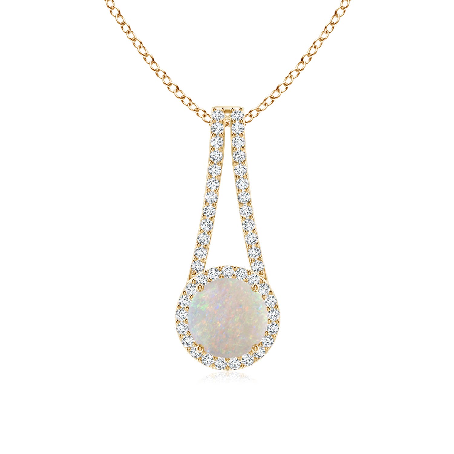 AA - Opal / 1.02 CT / 14 KT Yellow Gold