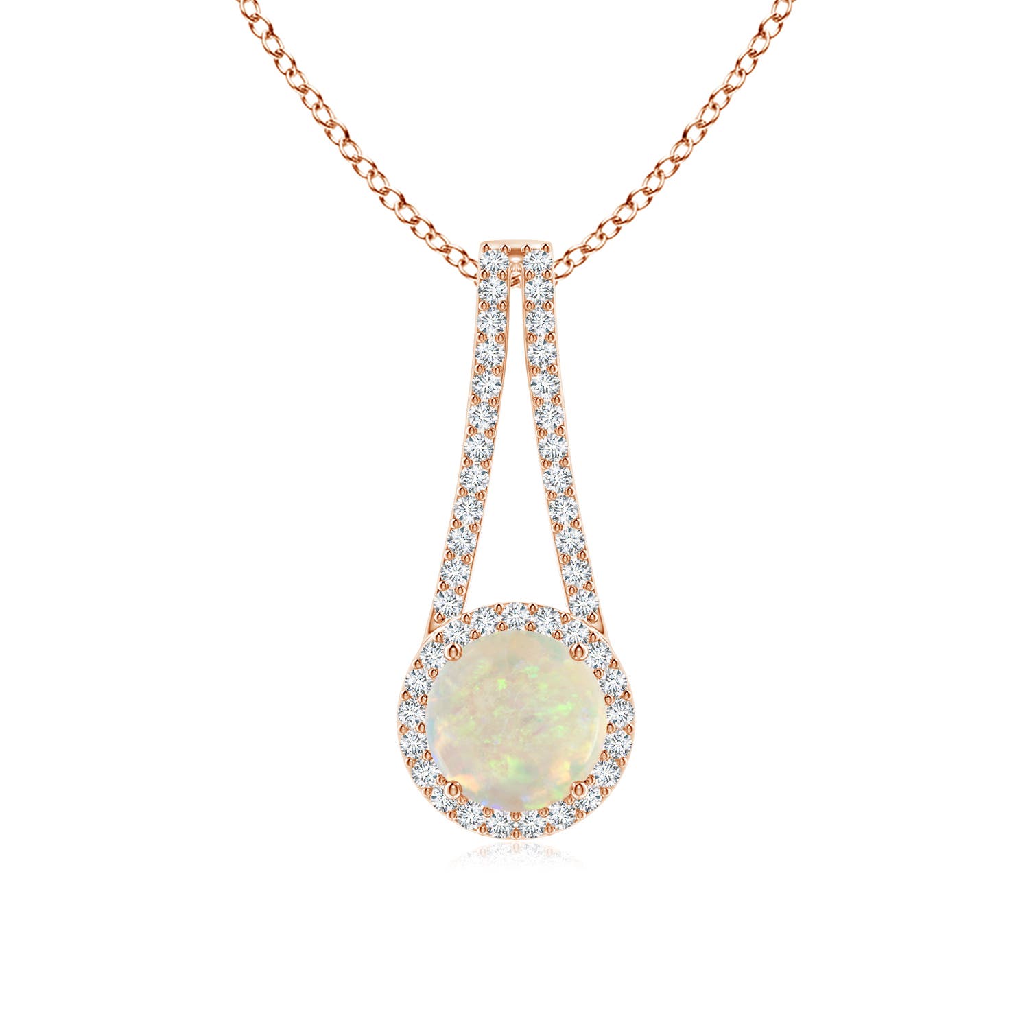 AAA - Opal / 1.02 CT / 14 KT Rose Gold