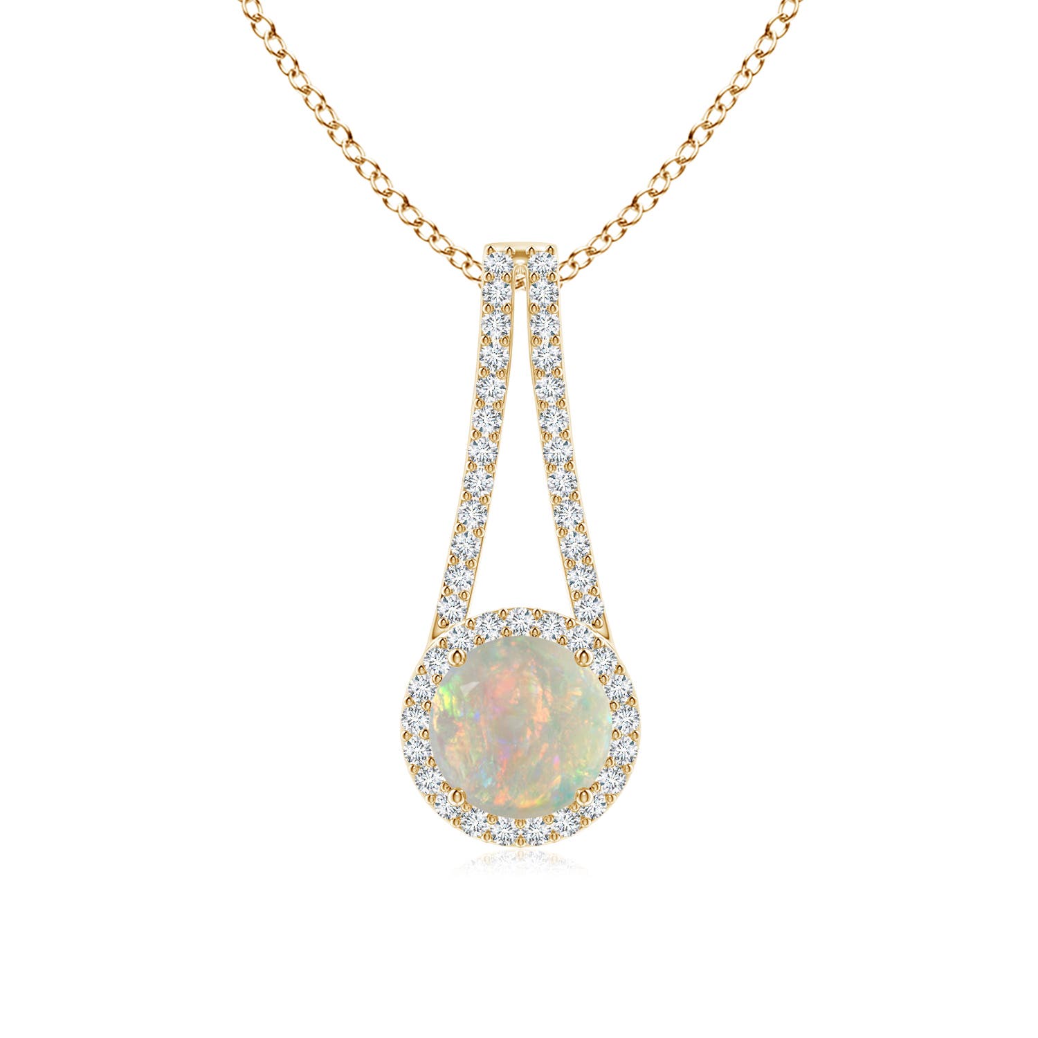 AAAA - Opal / 1.02 CT / 14 KT Yellow Gold