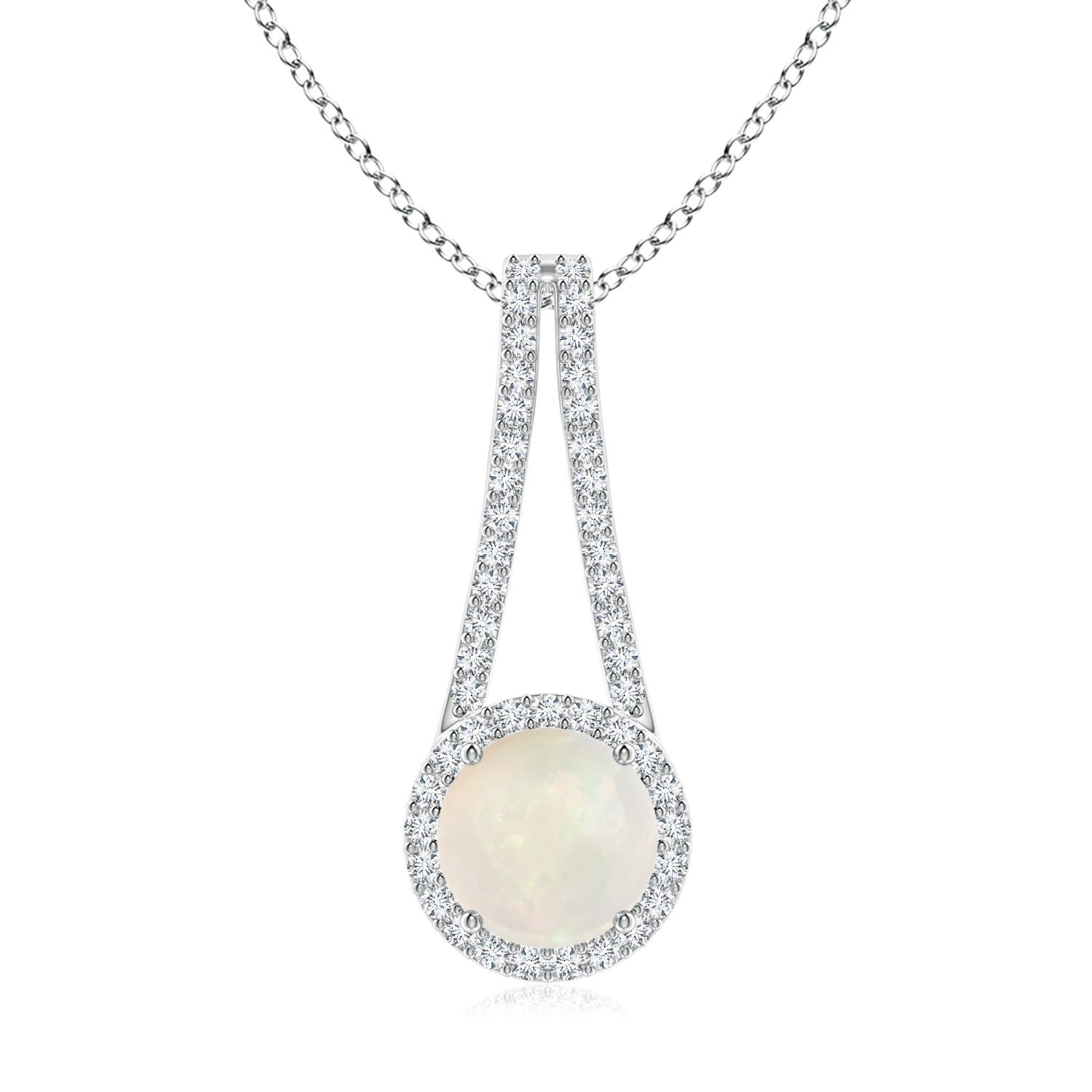 A - Opal / 1.53 CT / 14 KT White Gold