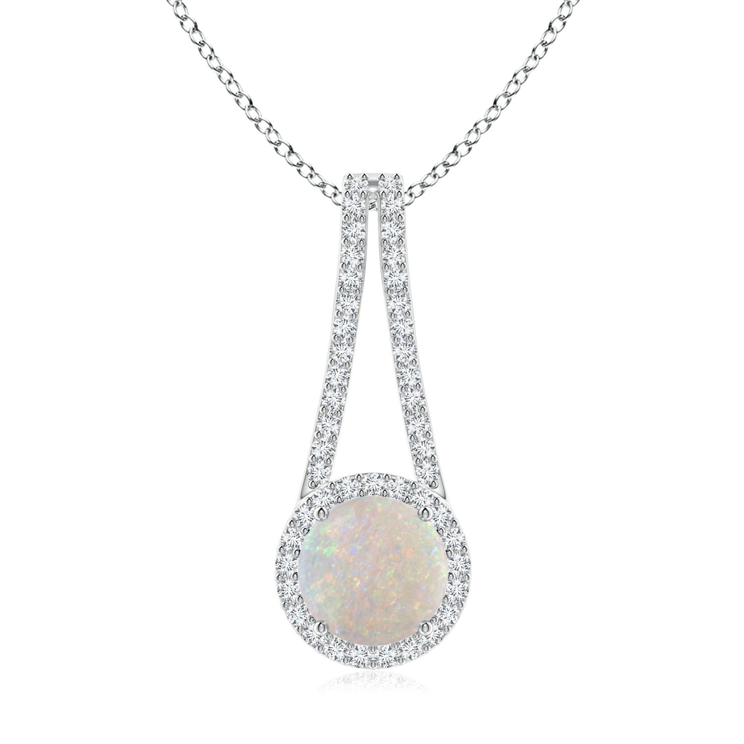 AA - Opal / 1.53 CT / 14 KT White Gold