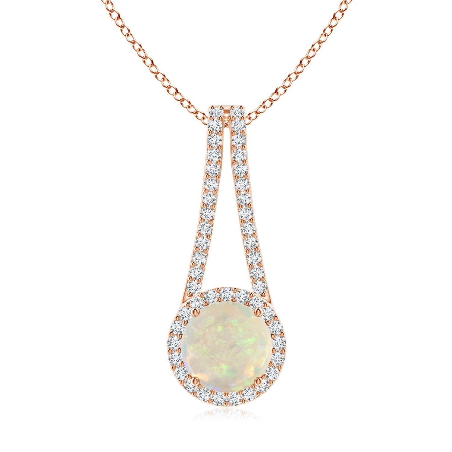 AAA - Opal / 1.53 CT / 14 KT Rose Gold