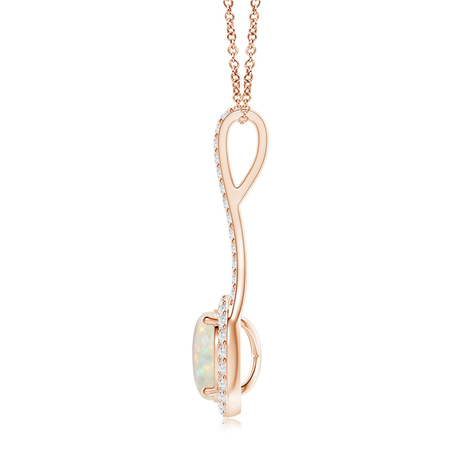 AAA - Opal / 1.53 CT / 14 KT Rose Gold