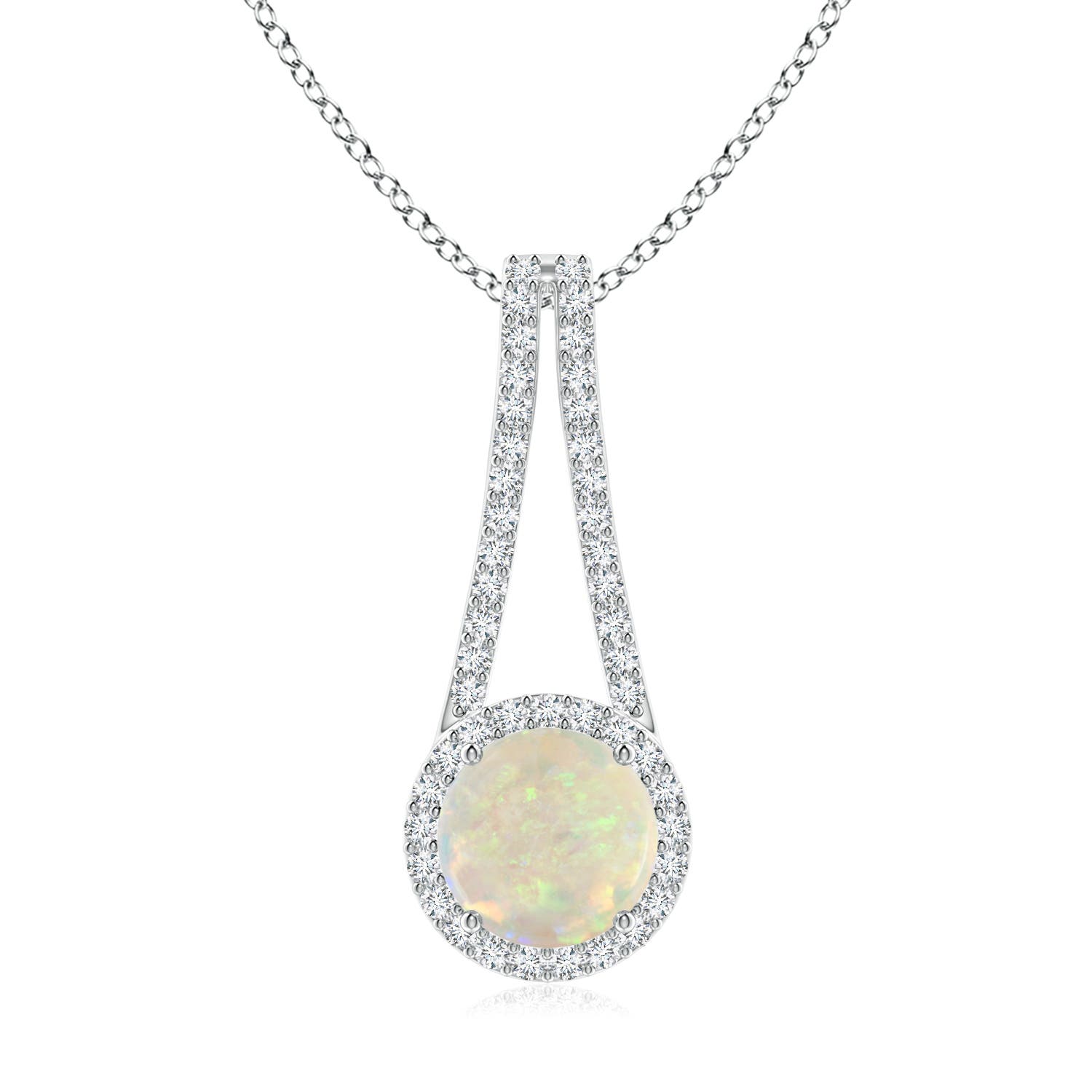 AAA - Opal / 1.53 CT / 14 KT White Gold