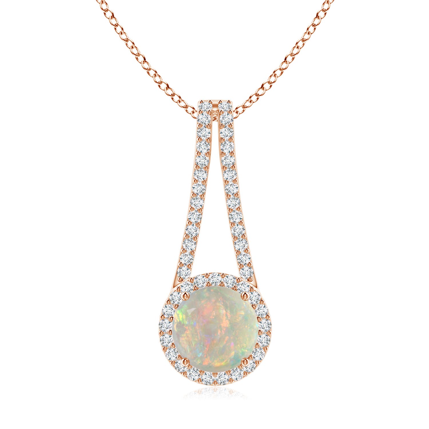 AAAA - Opal / 1.53 CT / 14 KT Rose Gold