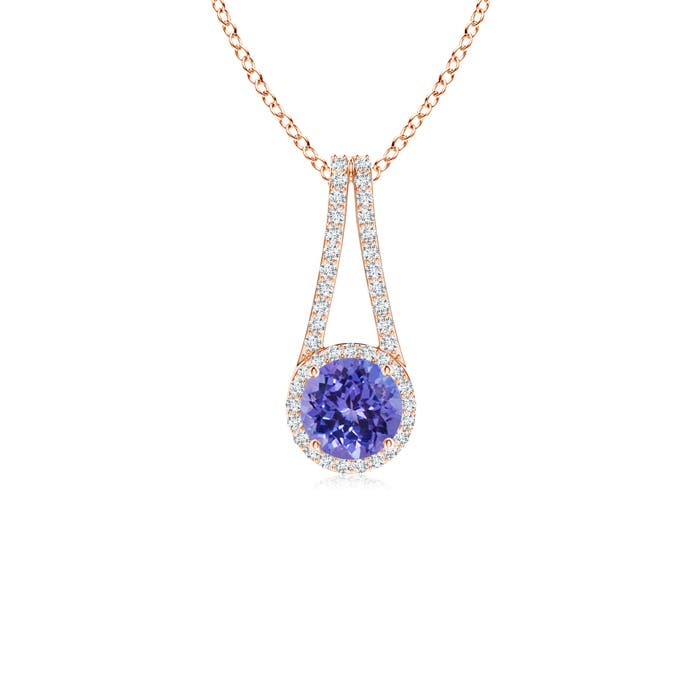 AA - Tanzanite / 1.12 CT / 14 KT Rose Gold