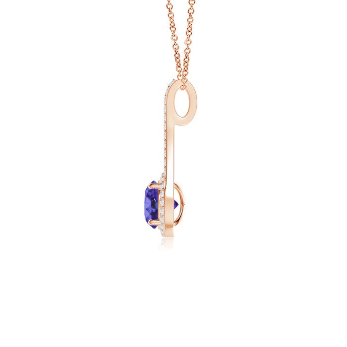 AA - Tanzanite / 1.12 CT / 14 KT Rose Gold