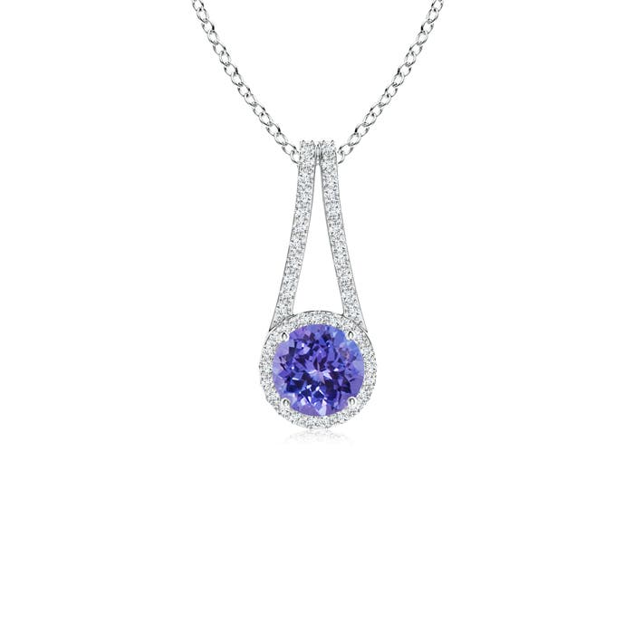 AA - Tanzanite / 1.12 CT / 14 KT White Gold