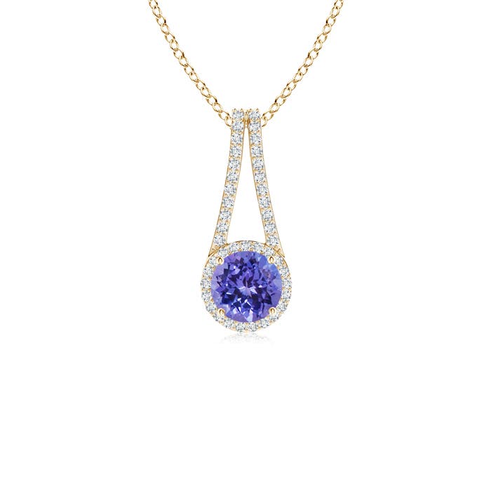 AA - Tanzanite / 1.12 CT / 14 KT Yellow Gold