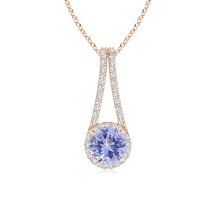 A - Tanzanite / 1.72 CT / 14 KT Rose Gold