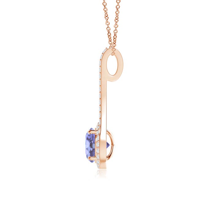 A - Tanzanite / 1.72 CT / 14 KT Rose Gold