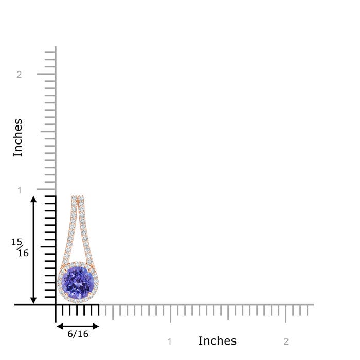 AA - Tanzanite / 1.72 CT / 14 KT Rose Gold