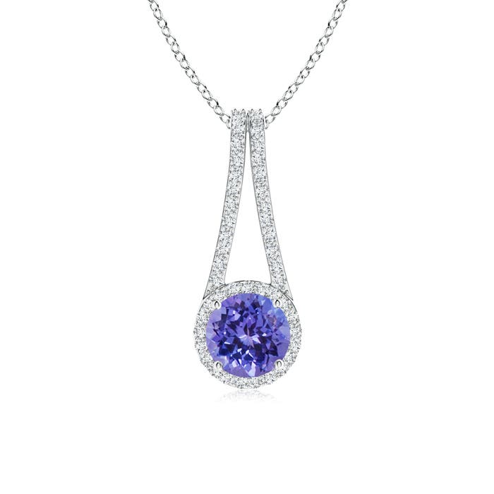 AA - Tanzanite / 1.72 CT / 14 KT White Gold