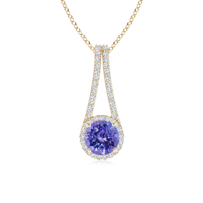 AA - Tanzanite / 1.72 CT / 14 KT Yellow Gold