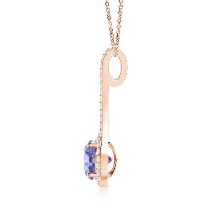 A - Tanzanite / 2.18 CT / 14 KT Rose Gold