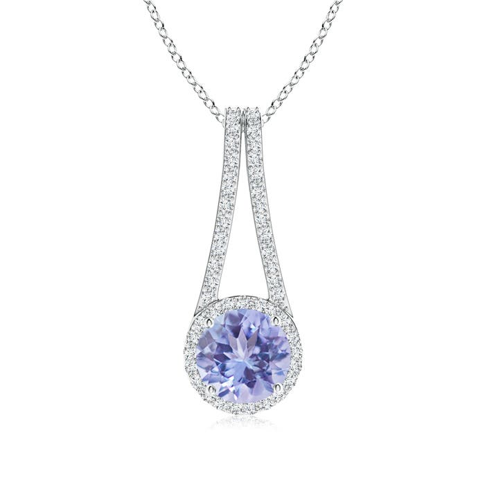 A - Tanzanite / 2.18 CT / 14 KT White Gold