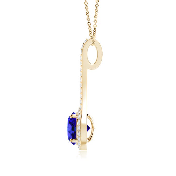 AAA - Tanzanite / 2.18 CT / 14 KT Yellow Gold