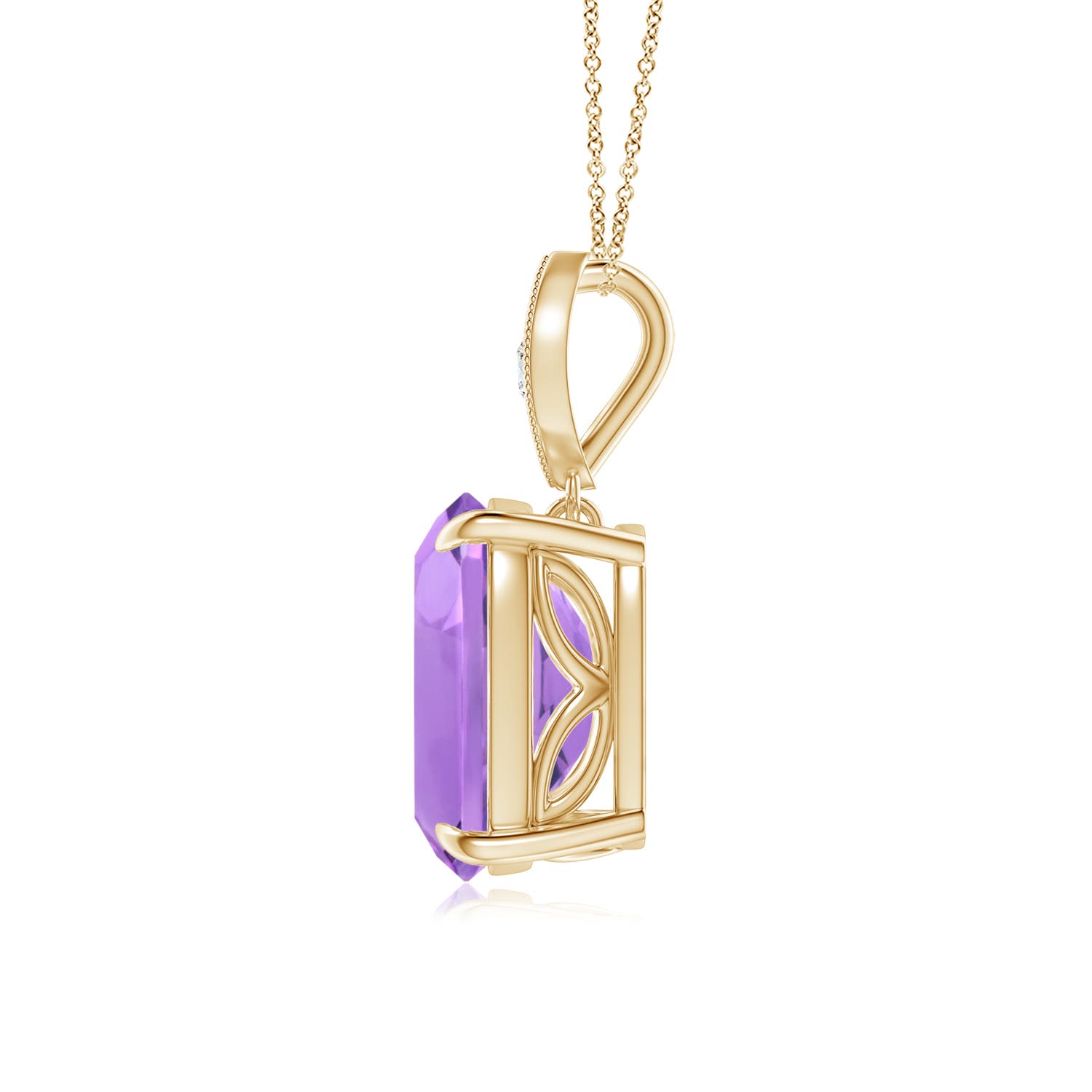 A - Amethyst / 2.75 CT / 14 KT Yellow Gold