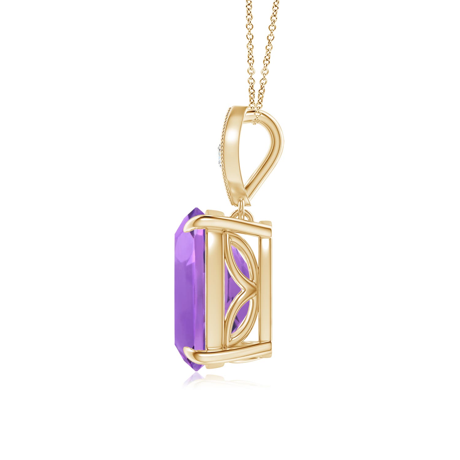 AA - Amethyst / 2.75 CT / 14 KT Yellow Gold