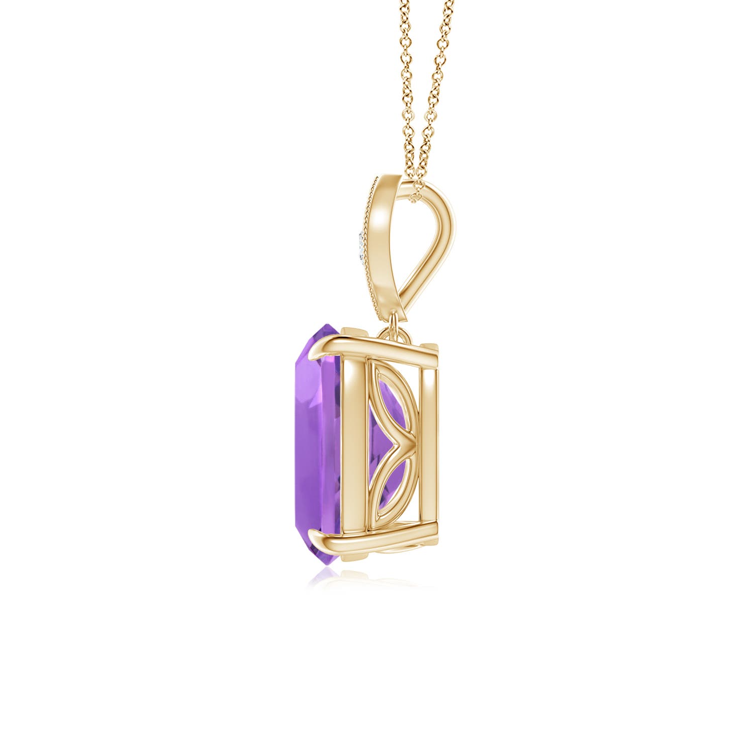 AA - Amethyst / 2.03 CT / 14 KT Yellow Gold