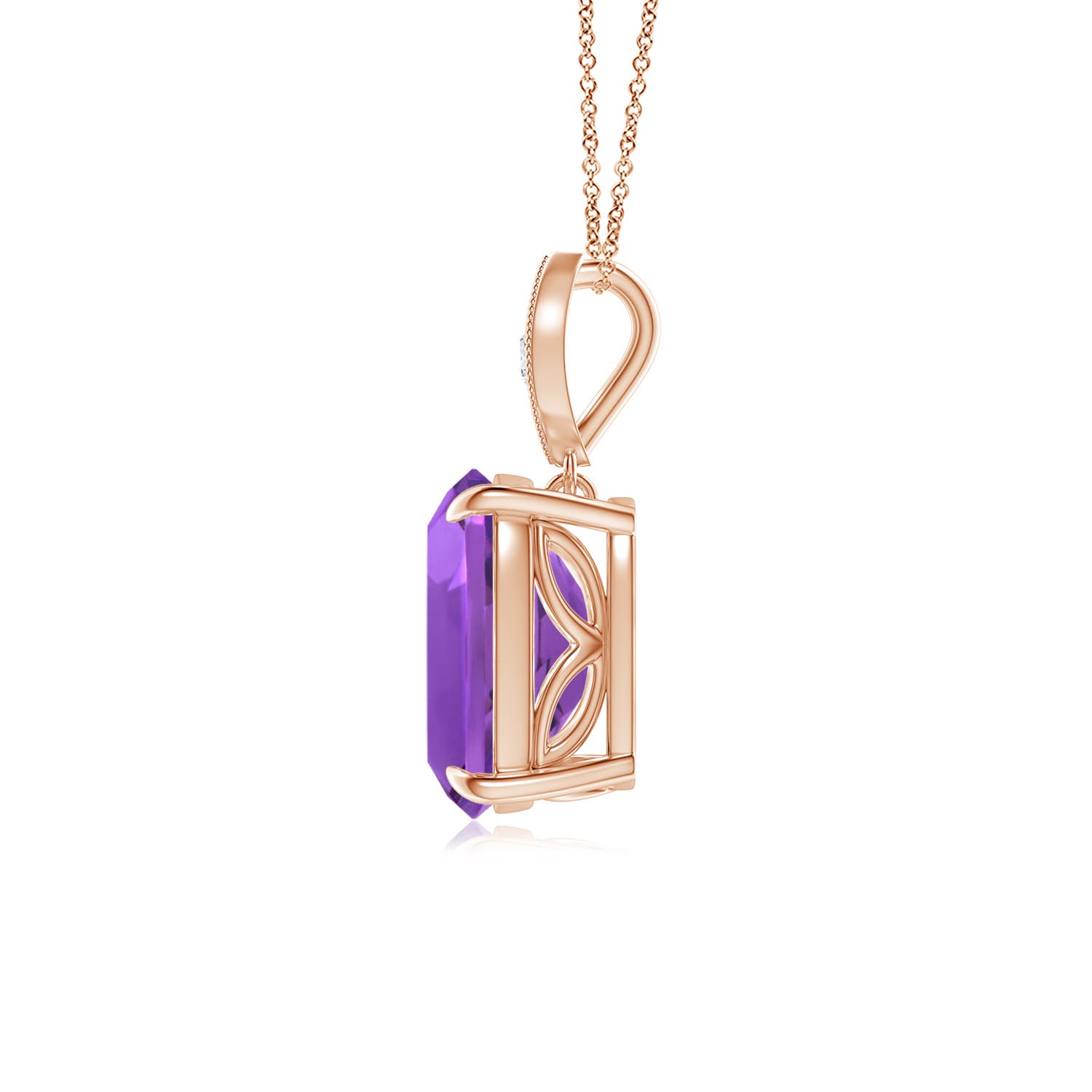 AAA - Amethyst / 2.03 CT / 14 KT Rose Gold